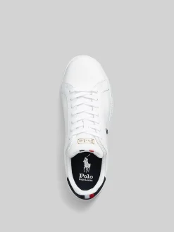 Polo Ralph Lauren Multi Leather Heritage Court II Trainers