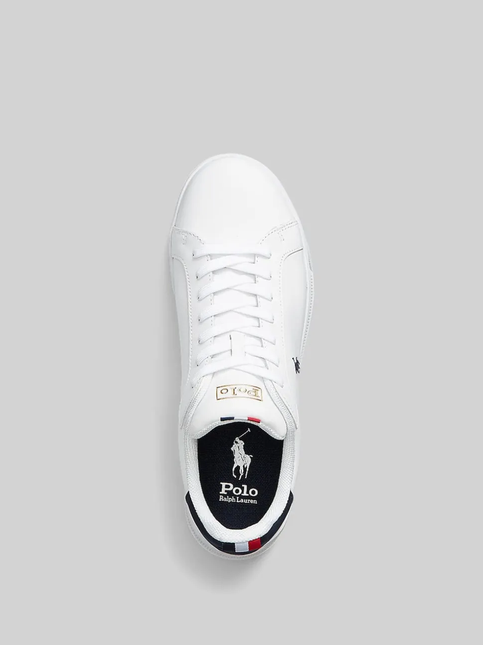Polo Ralph Lauren Multi Leather Heritage Court II Trainers