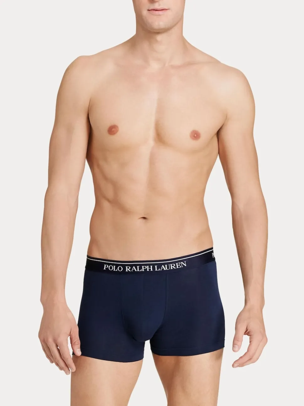 Polo Ralph Lauren Navy Plain Stretch Cotton Boxers 3 Pack