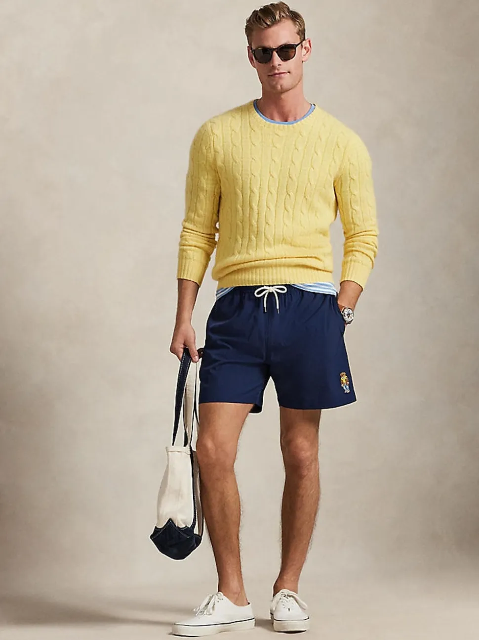 Polo Ralph Lauren Navy Swim Shorts