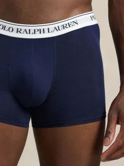Polo Ralph Lauren Navy/Navy Pony Print Stretch Cotton Boxers 3 Pack