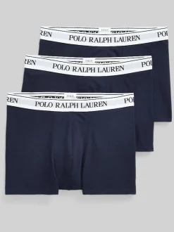 Polo Ralph Lauren Navy/White Stretch Cotton Boxers 3 Pack