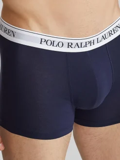Polo Ralph Lauren Navy/White Stretch Cotton Boxers 3 Pack