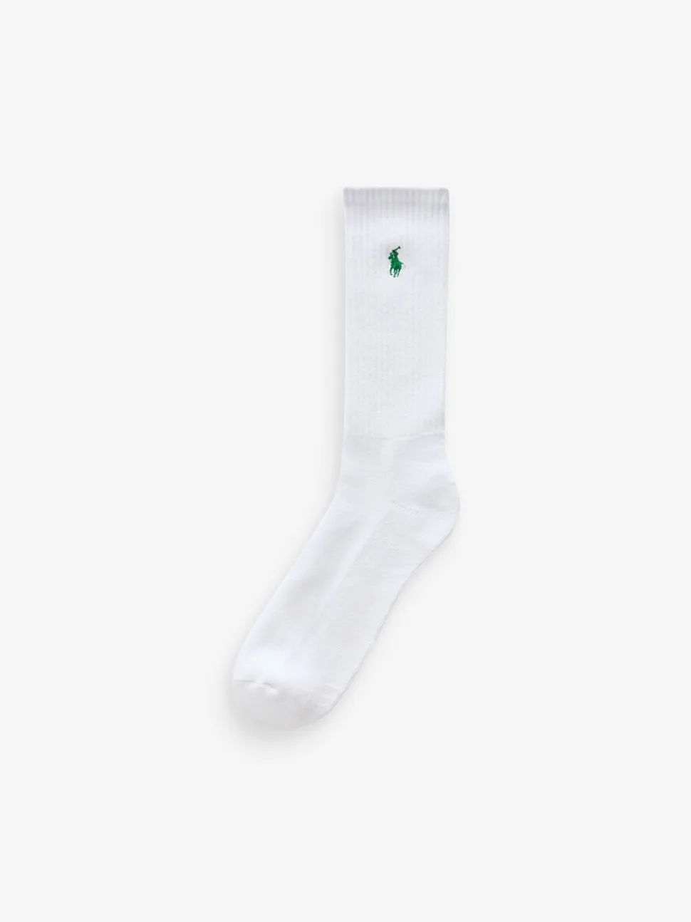 Polo Ralph Lauren Off White Ribbed Crew Socks 6 Pack