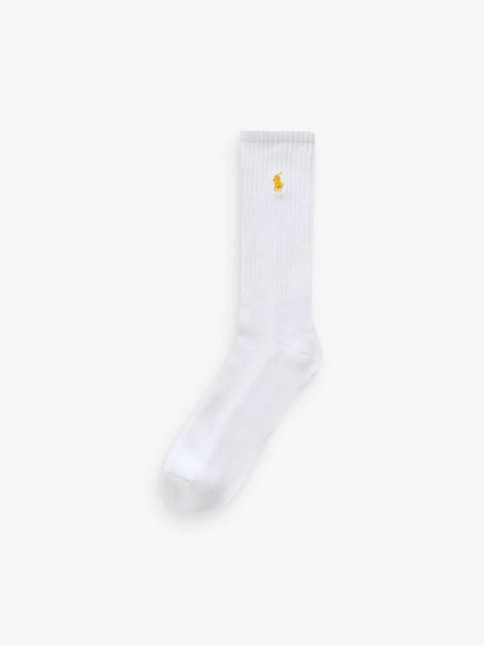 Polo Ralph Lauren Off White Ribbed Crew Socks 6 Pack