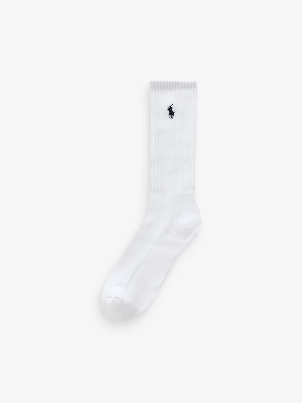 Polo Ralph Lauren Off White Ribbed Crew Socks 6 Pack