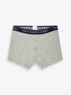 Polo Ralph Lauren Red/Grey/Blue Classic Stretch Boxers 5 Pack