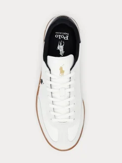 Polo Ralph Lauren White Bedford Low Top Sneakers