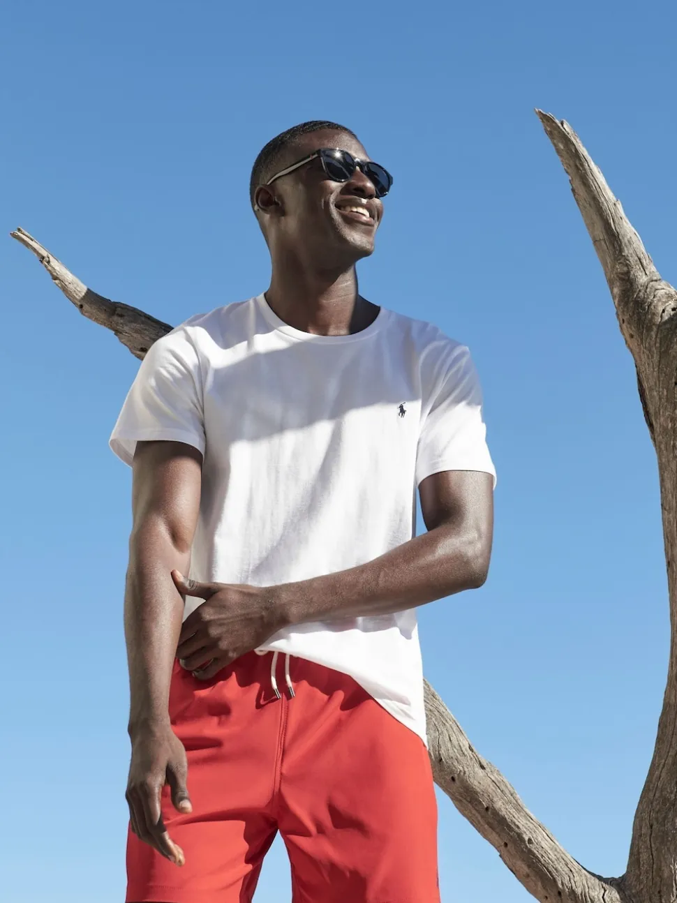 Polo Ralph Lauren White Logo Cotton Jersey T-Shirt