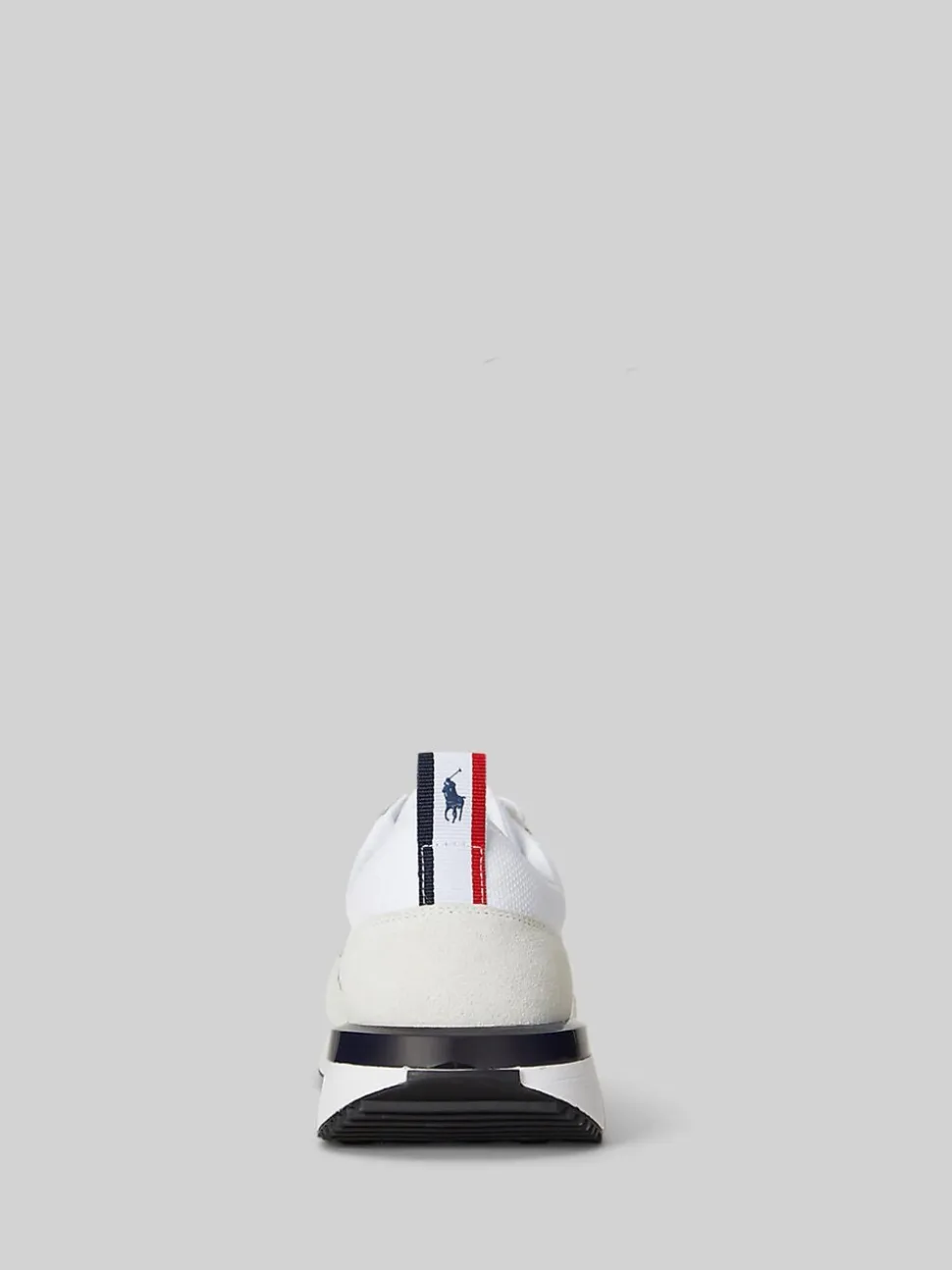 Polo Ralph Lauren White Train 89 Suede Sports Trainers