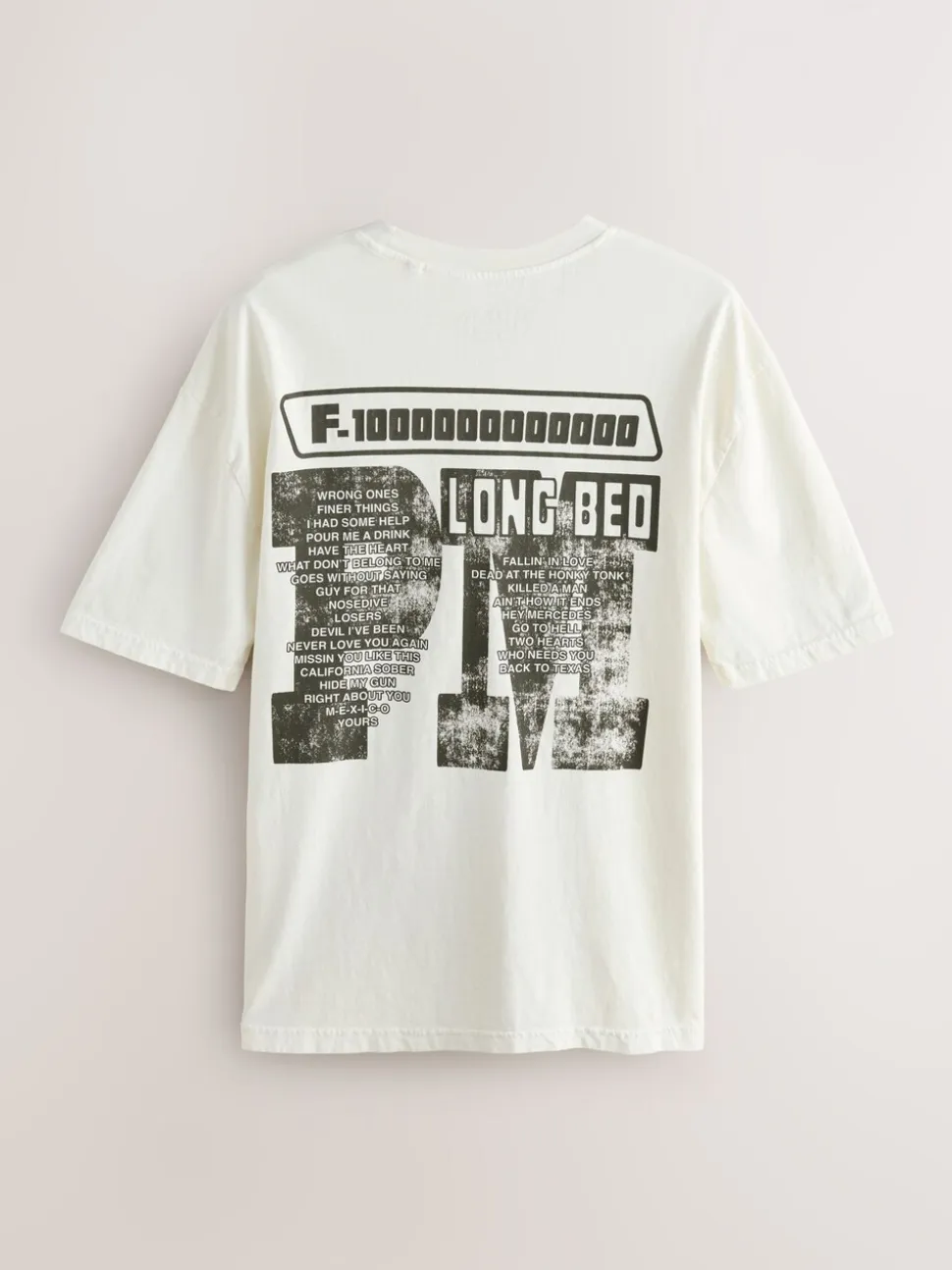 Post Malone White Regular Fit Band Graphic Print T-Shirt