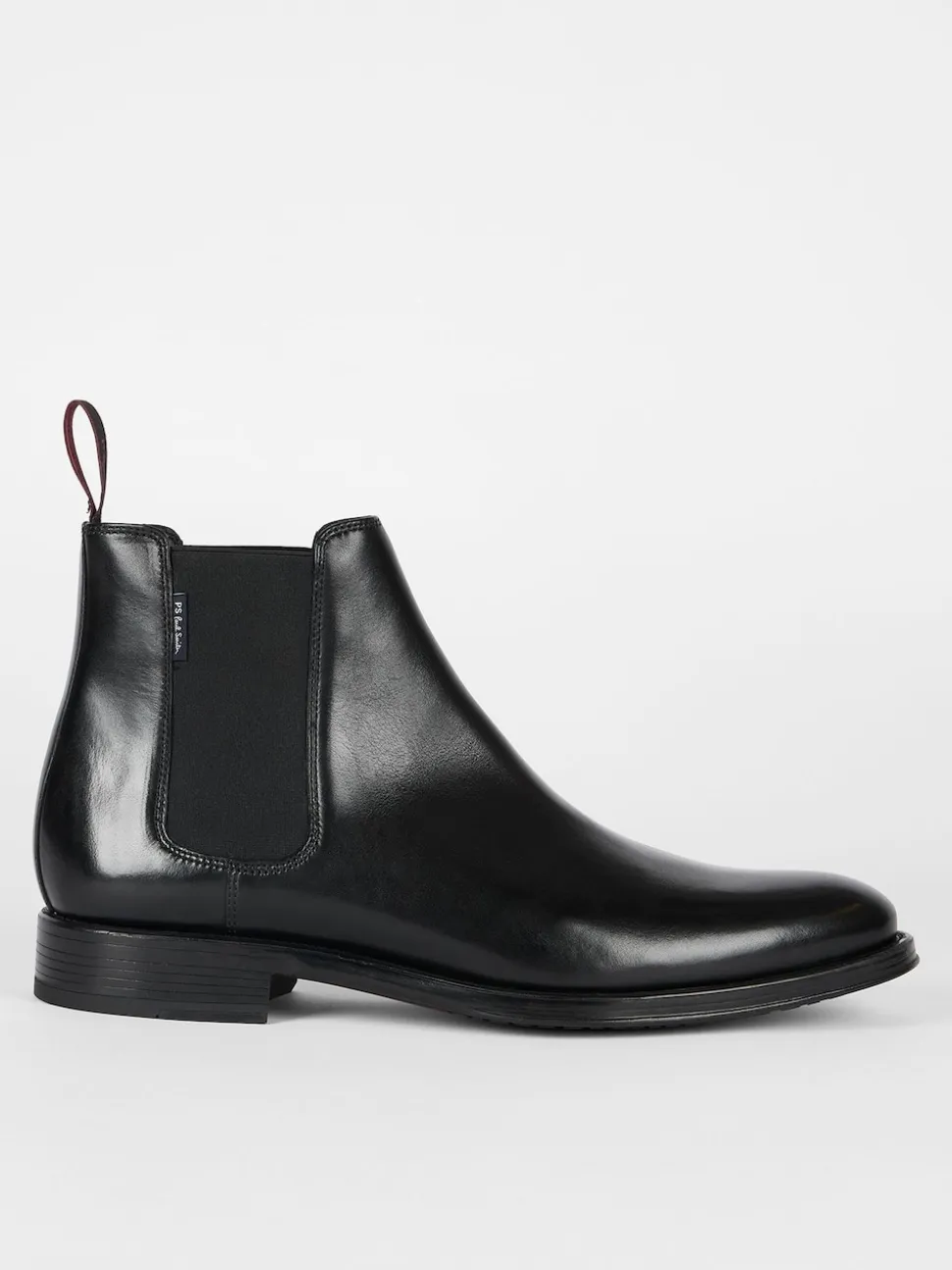 PS Paul Smith Black Augustus Leather Boots