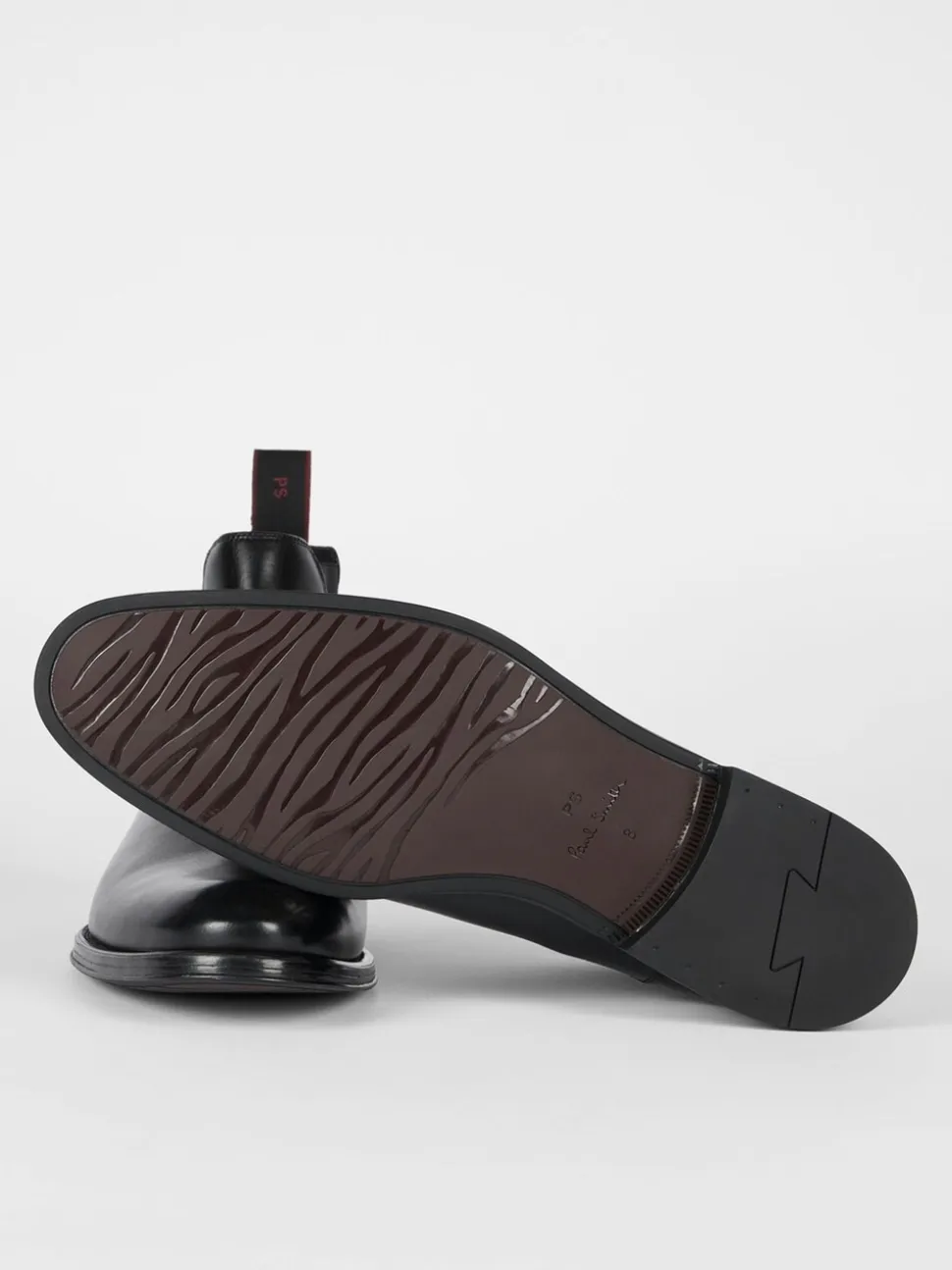 PS Paul Smith Black Augustus Leather Boots
