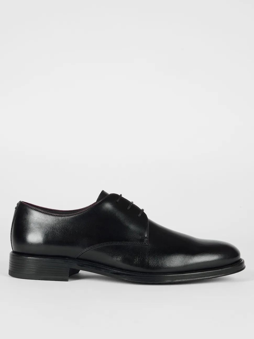 PS Paul Smith Black Leather Derby Shoes