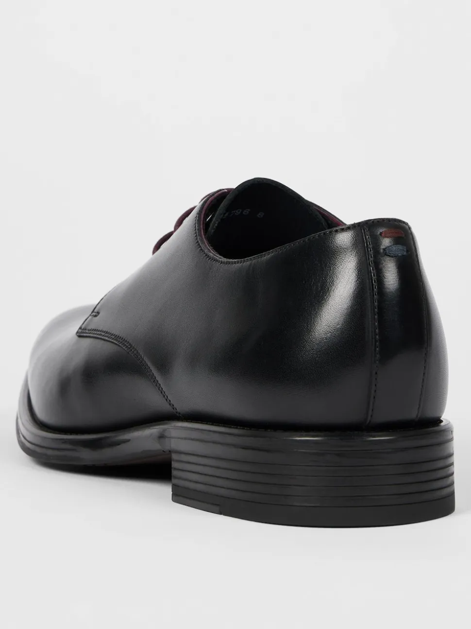 PS Paul Smith Black Leather Derby Shoes