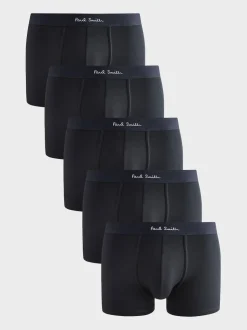 PS Paul Smith Black Logo Band Boxers 5 Pack