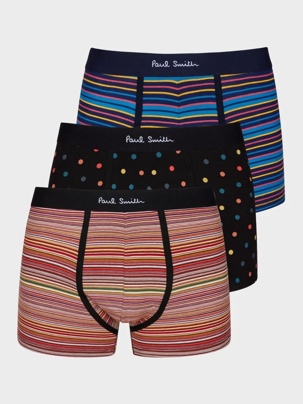PS Paul Smith Black Printed Boxers 3 Pack