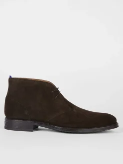 PS Paul Smith Brown Wilbur Suede Boots