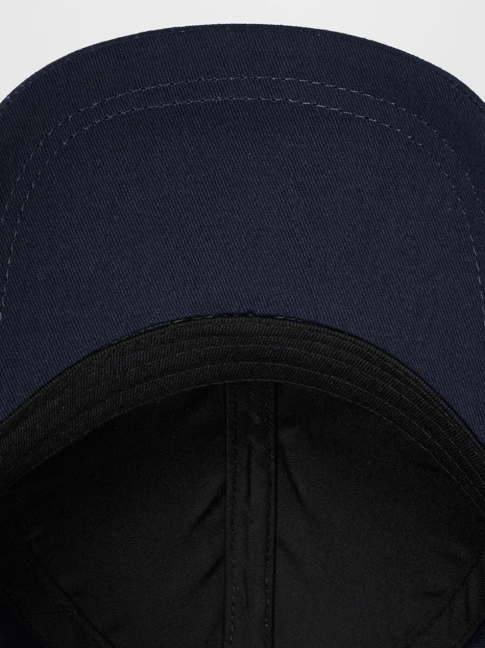 PS Paul Smith Navy Zebra Print Logo Cotton Cap