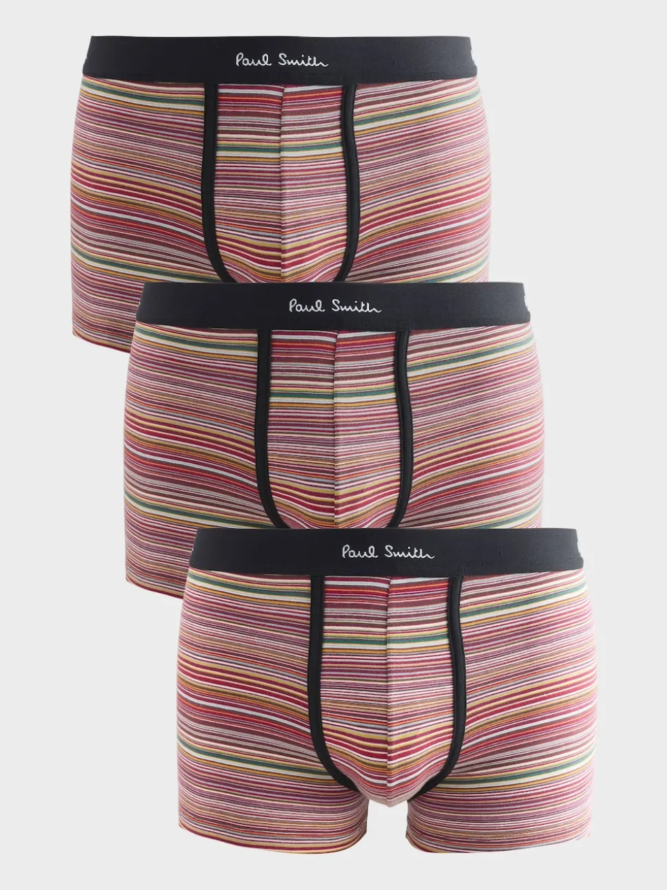 PS Paul Smith Red Signature Stripe Logo Band Boxers 3 Pack