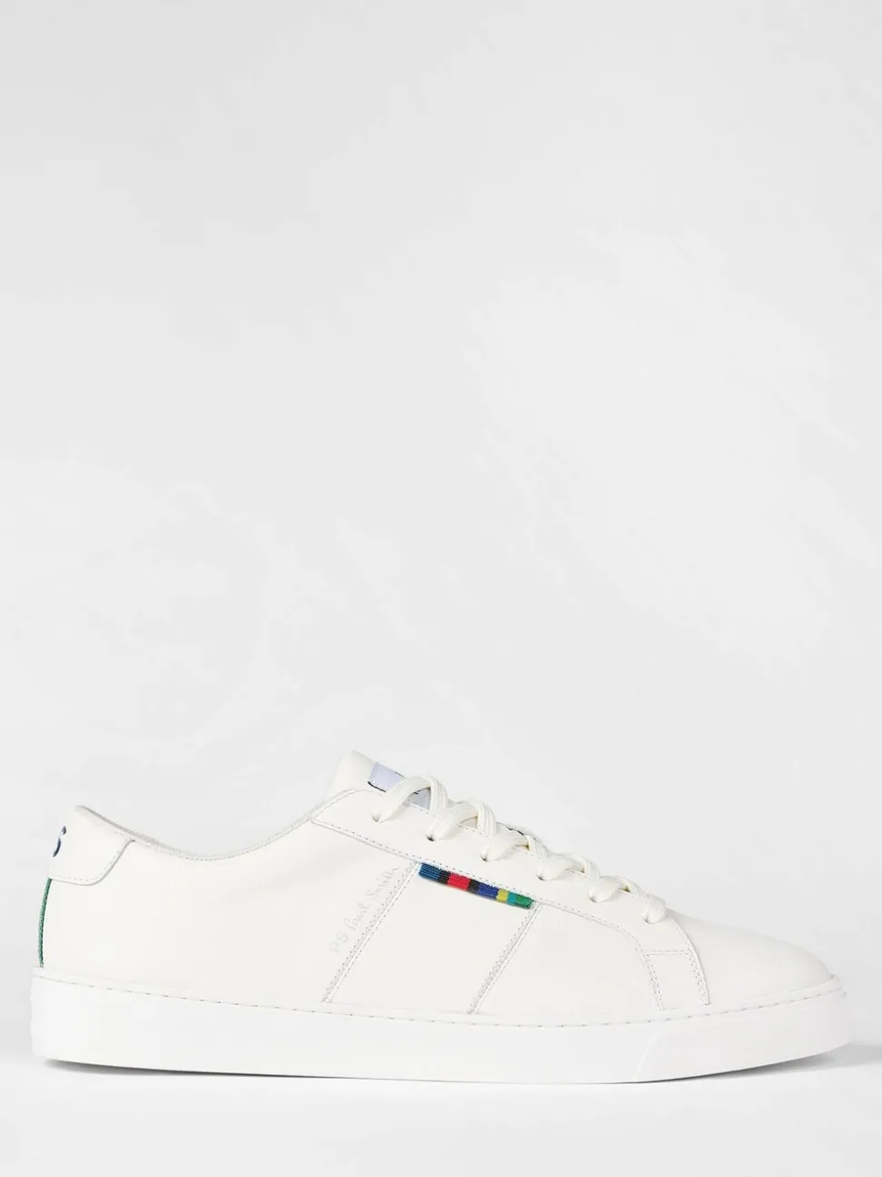 PS Paul Smith White Beech Leather Trainers