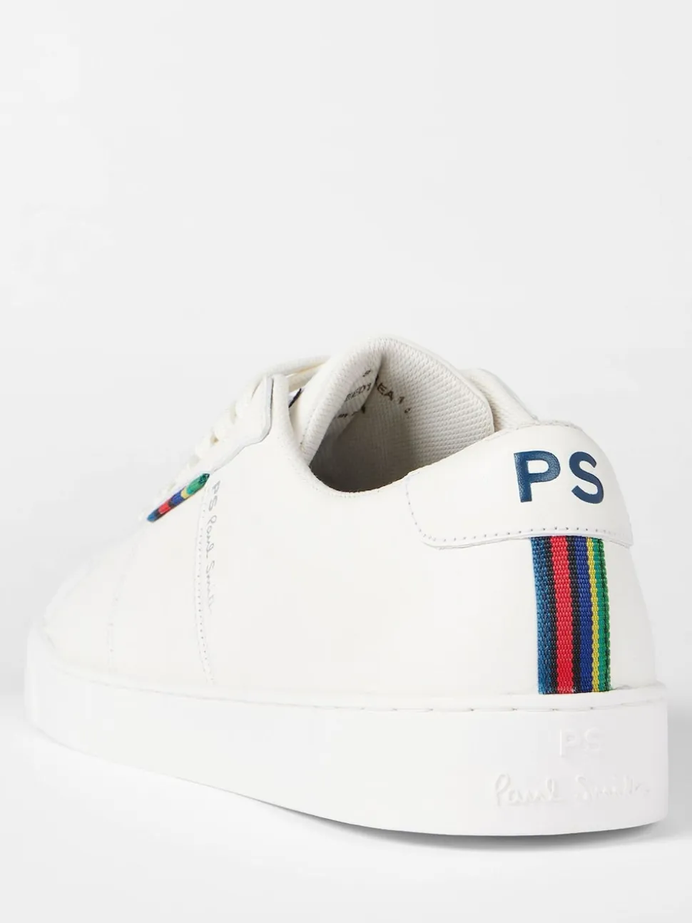 PS Paul Smith White Beech Leather Trainers