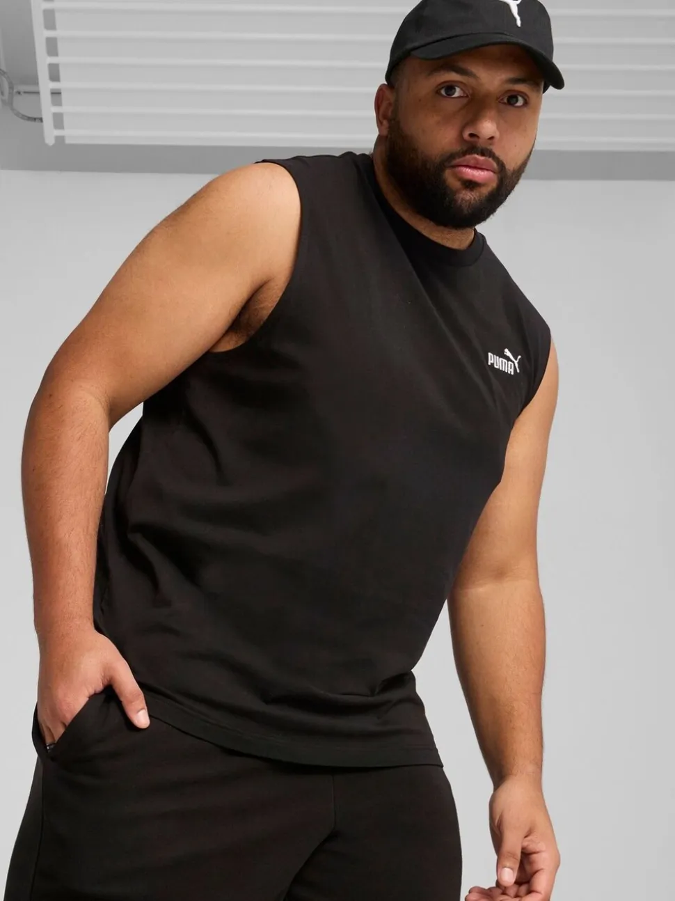 Puma Black Mens Essentials No. 1 Logo 10" Shorts