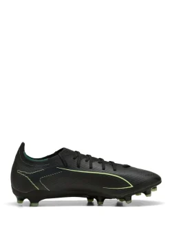 Puma Black Mens Uktra 6 Match Firm Ground Football Boots