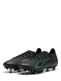 Puma Black Mens Uktra 6 Match Firm Ground Football Boots