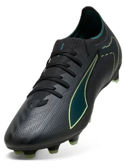 Puma Black Mens Uktra 6 Match Firm Ground Football Boots
