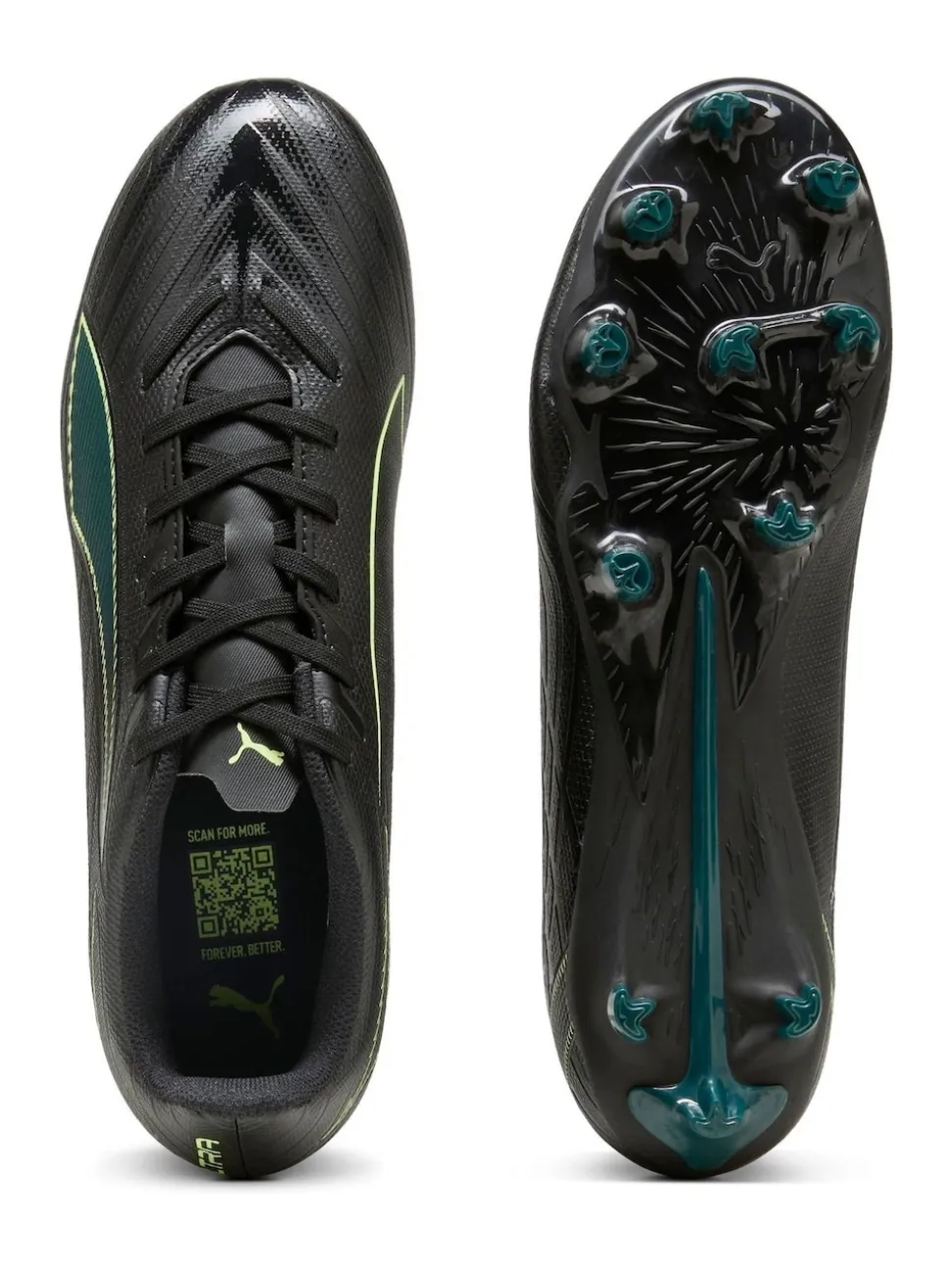 Puma Black Mens Ultra 6 Play Firm Ground Football Boots