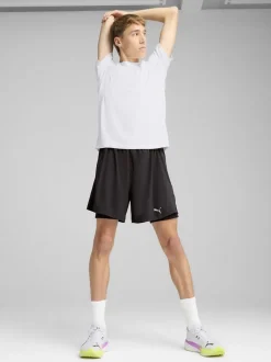 Puma Black Mens Velocity 2-in-1 Running Shorts