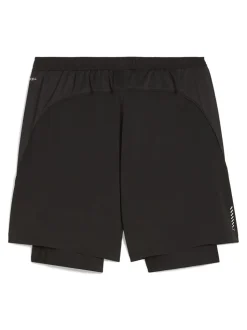 Puma Black Mens Velocity 2-in-1 Running Shorts