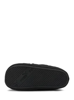 Puma Black Scuff Slippers