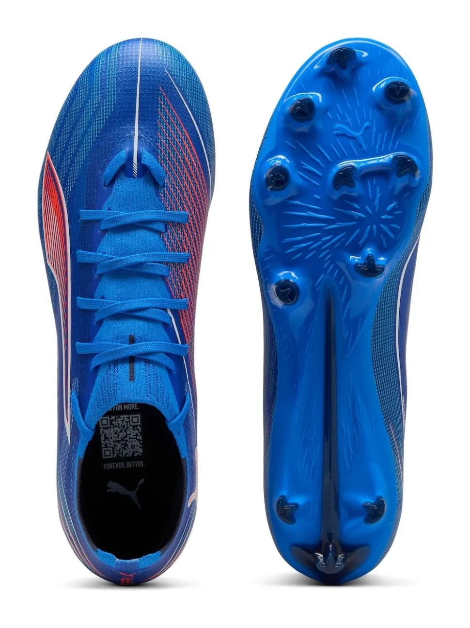 Puma Blue Mens Uktra 6 Match Firm Ground Football Boots
