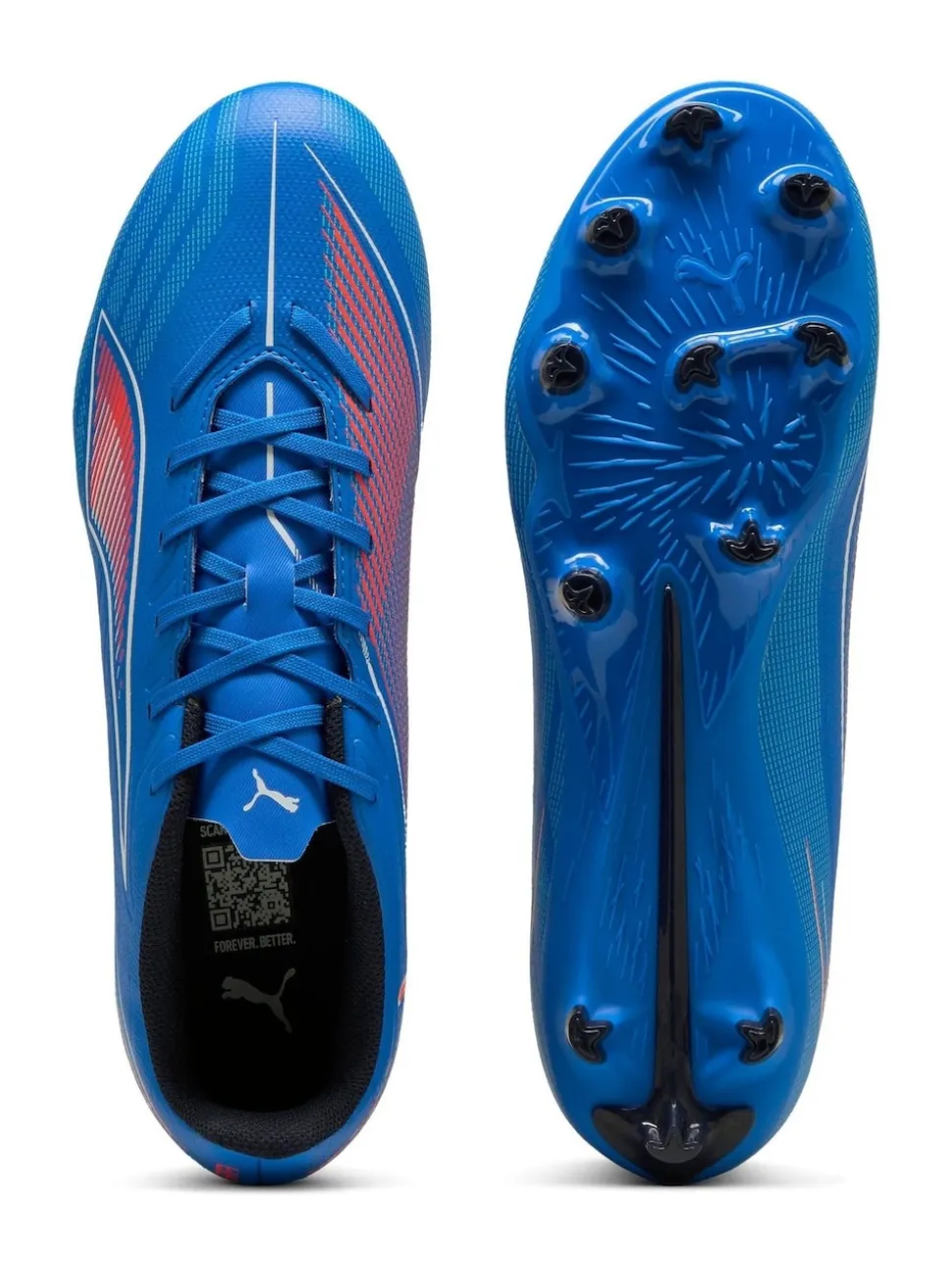 Puma Blue Mens Ultra 6 Play Firm Ground Football Boots
