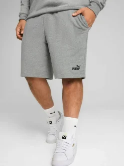 Puma Grey Mens Essentials No. 1 Logo 10" Shorts
