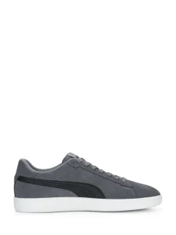 Puma Grey Mens Smash 3.0 Trainers