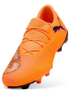 Puma Orange Mens Future 8 Match Low Firm Ground Football Boots