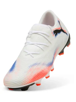 Puma White Mens Future 8 Match Low Firm Ground football Boots