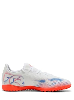 Puma White Mens Future 8 Play Astro Turf Football Boots