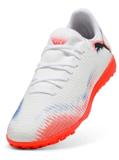Puma White Mens Future 8 Play Astro Turf Football Boots