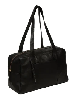 Pure Luxuries London Airgo Leather Men's Travel Cabin Black Bag