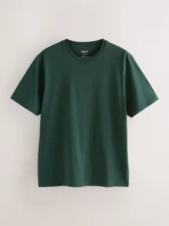 Purple / Navy Blue / Orange / Green Regular Fit T-Shirts 4 Pack