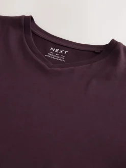 Purple Regular Fit Essential V-Neck T-Shirt