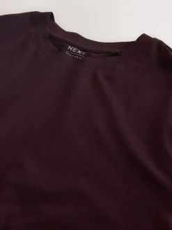 Purple Regular Fit Long Sleeve Crew Neck T-Shirt