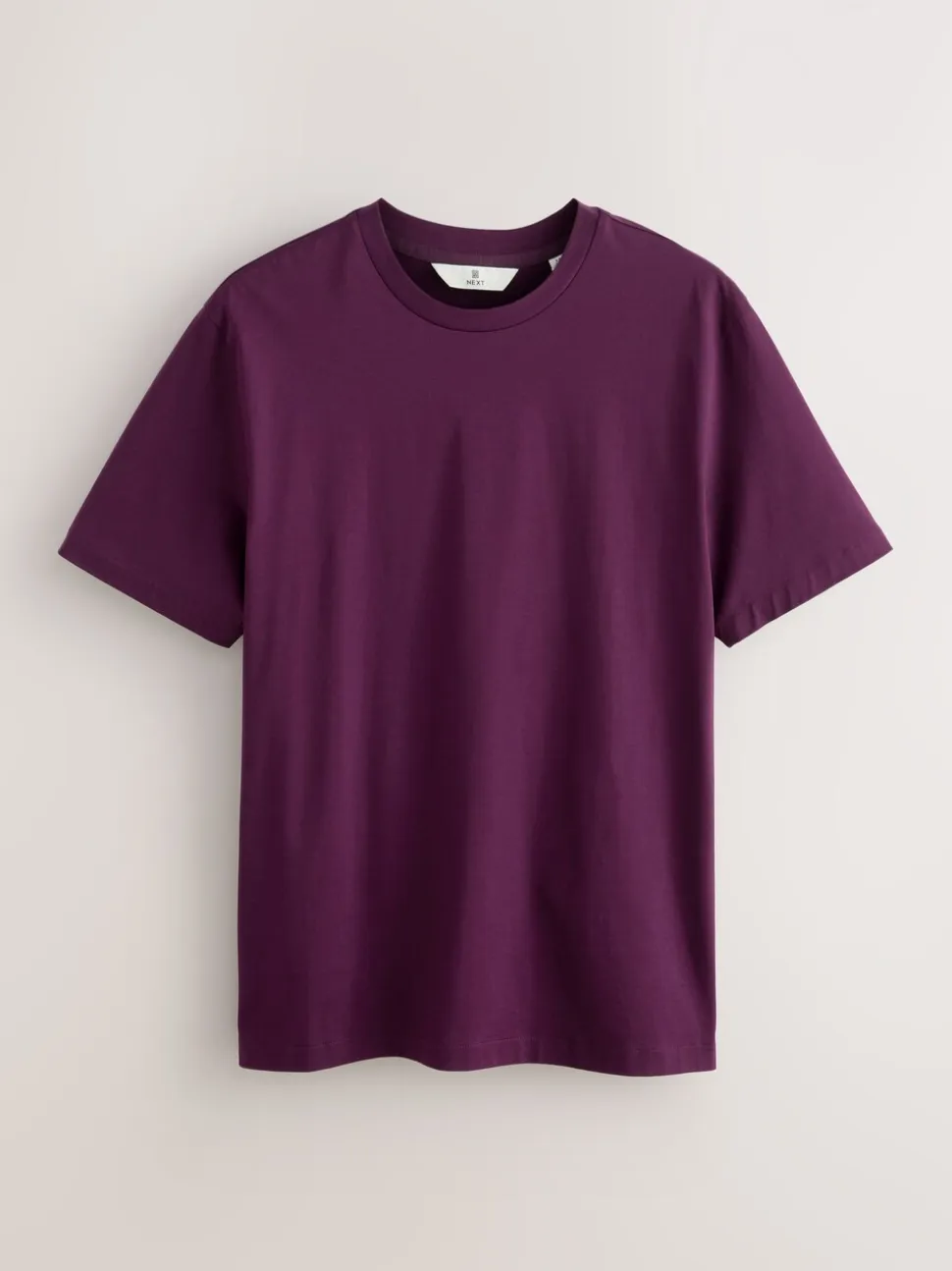 Purple Regular Fit Signature SUPIMA® Cotton Crew Neck T-Shirt