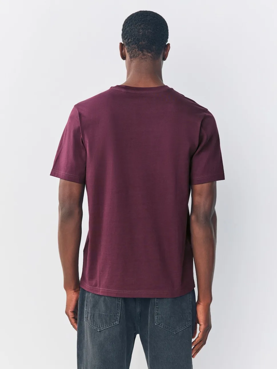 Purple Regular Fit Stag T-Shirt