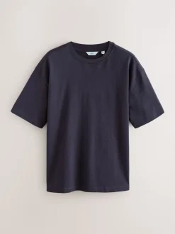 Purple Relaxed Fit Heavyweight T-Shirt