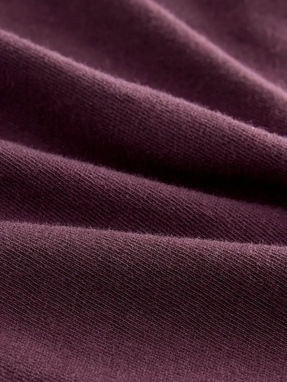 Purple Slim Fit Essential Crew Neck Cotton T-Shirt